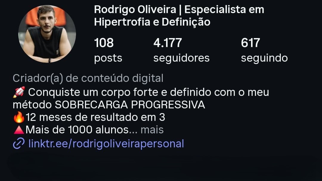 Foto do perfil de um cliente da Rise Company.